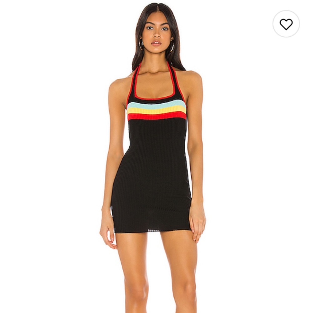 Superdown Lottie halter mini dress XS NWT